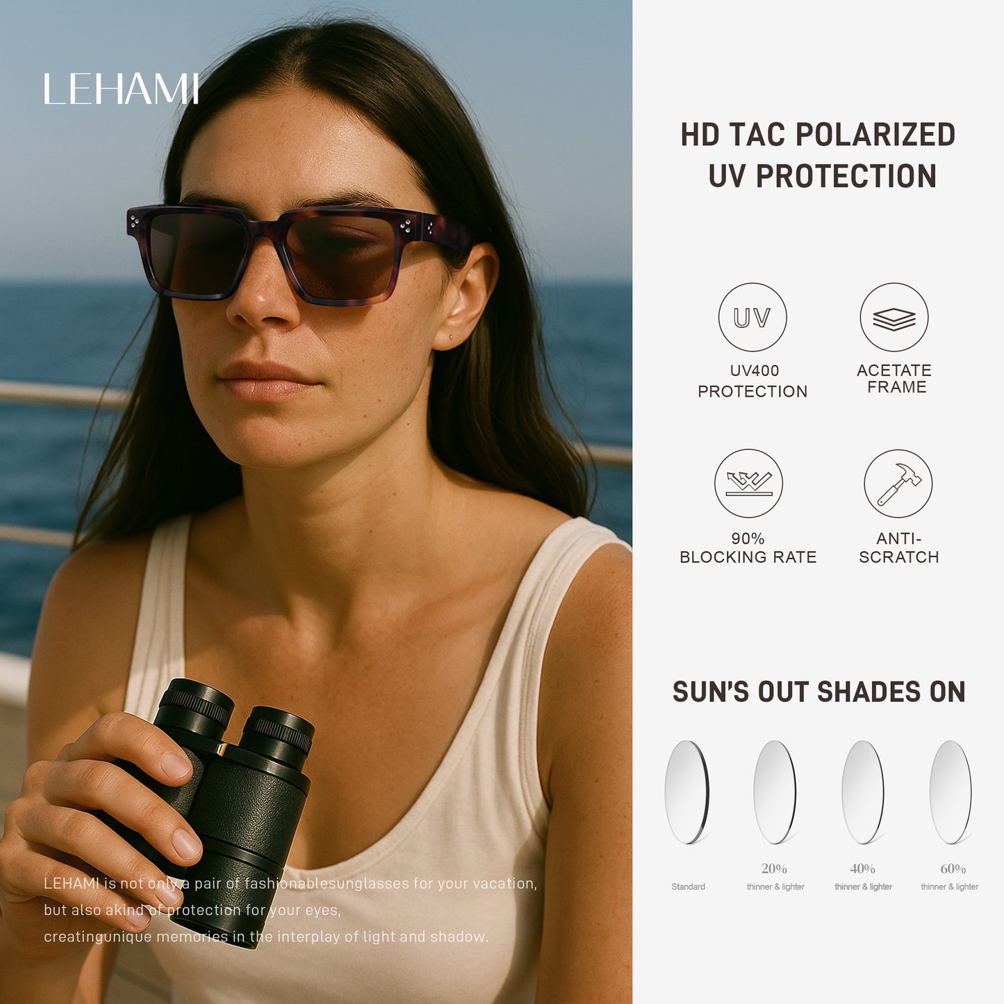 6004 SUNGLASSES IN ACETATE